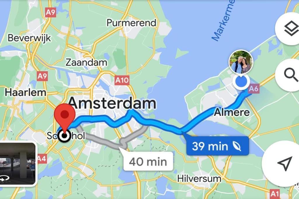 Prachtig Guesthouse Aan Het Water Almere Zewnętrze zdjęcie